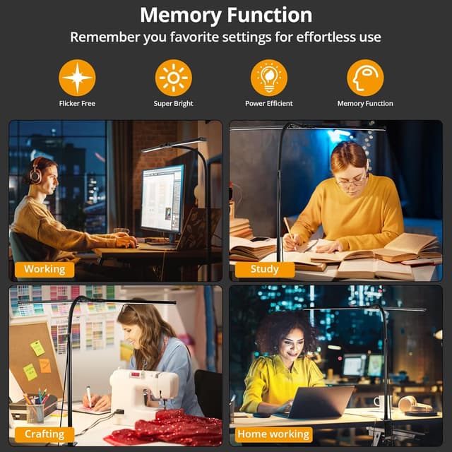 Thumbnail 4 de Woputne Schreibtischlampe 960 lm