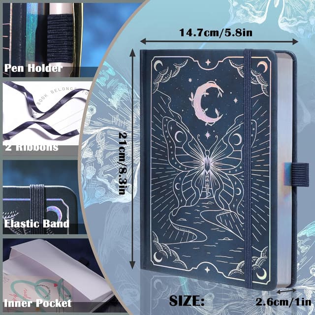 Thumbnail 1 de TIEFOSSI A5 Punktiertes Tagebuch mit 190 Seiten