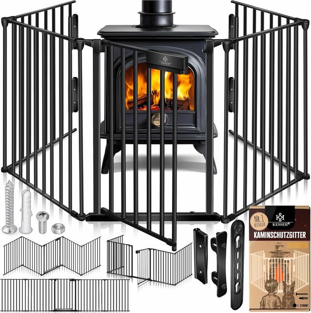 Imagen de KESSER Kaminschutzgitter mit Tür 305 cm en OfertitasTOP