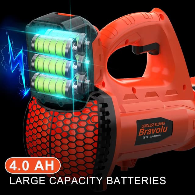 Thumbnail 3 de Bravolu 21V Soffiatore a Batteria 4,0 Ah