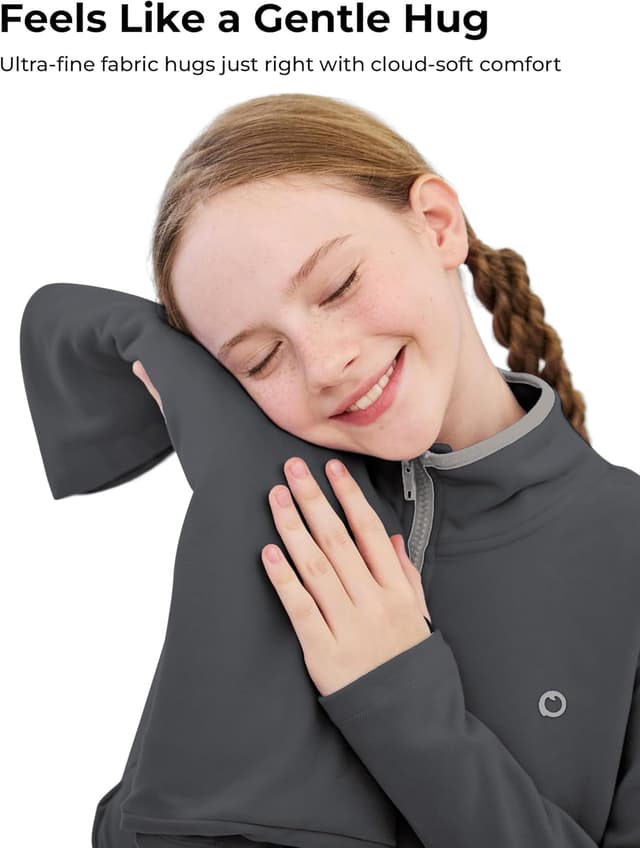 Thumbnail 3 de PATPAT Felpa sportiva ragazzo con mezza cerniera e fori per pollice