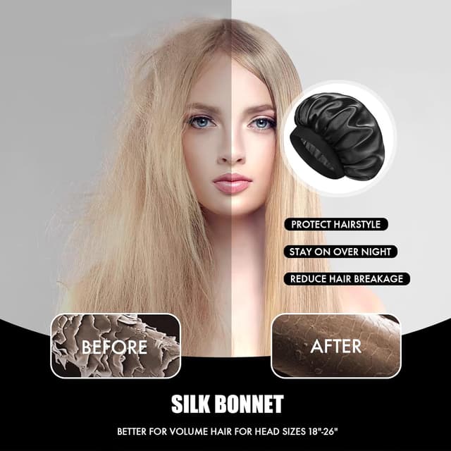 Thumbnail 4 de Doitory Satin Silk Bonnet for Sleeping