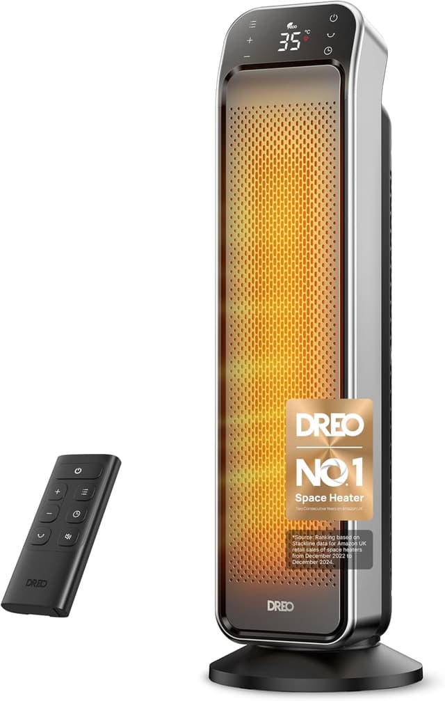 Detalle de Dreo 25 Inch Electric Heater, 70° Oscillating