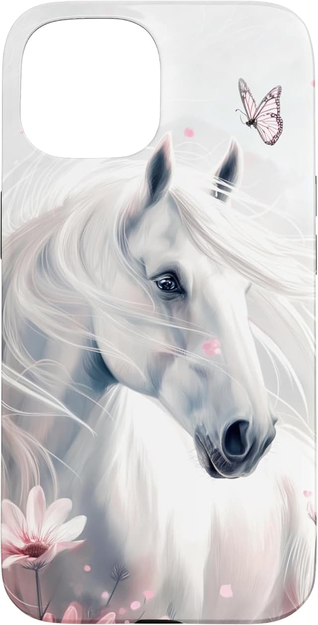 Detalle 2 de Cheval Fleurs Papillon coque iPhone 14 Plus