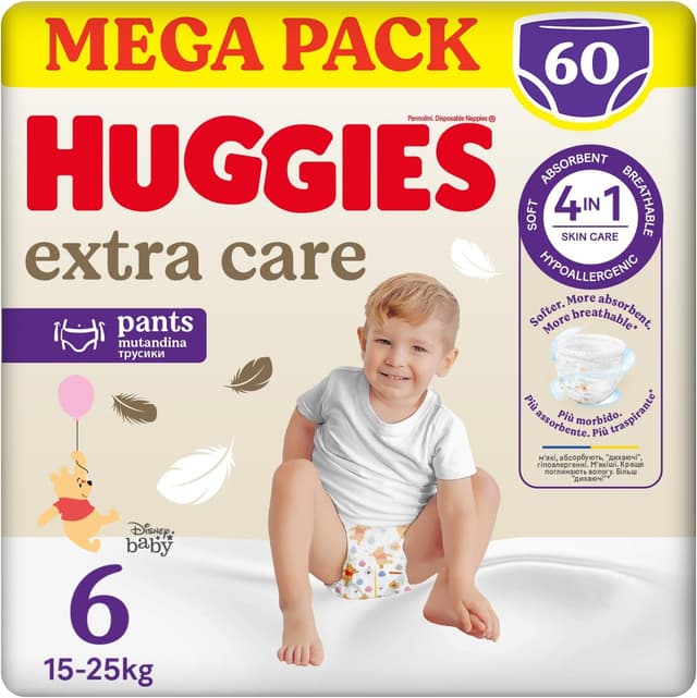 Imagen de Huggies Extra Care Taglia 6 60 pz en OfertitasTOP