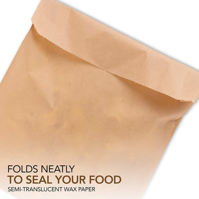 Thumbnail 6 de Paper Sandwich Bags Kraft Brown 125 Pack