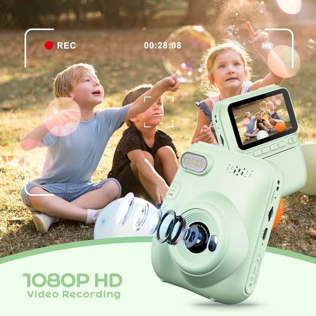 Thumbnail 4 de GREENKINDER Kids Camera 1080P with 32GB card