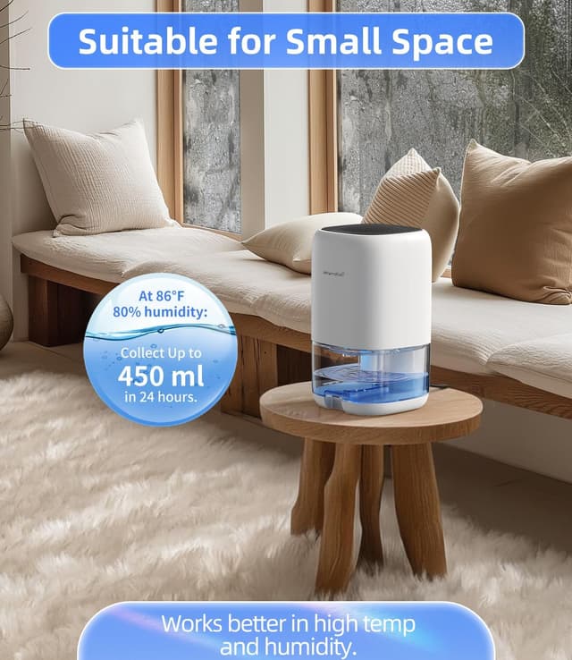 Thumbnail 2 de TABYIK 35 Oz Dehumidifier for Small Spaces