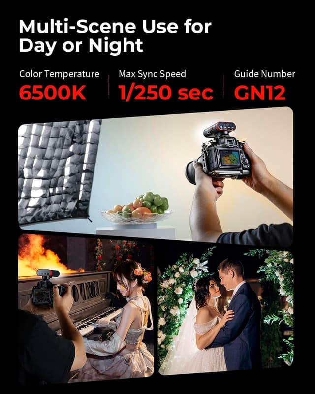 Thumbnail 6 de SMALLRIG RS20 Mini Camera Flash GN12