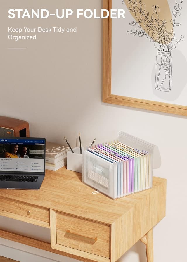 Thumbnail 6 de ABC life A4 Expanding File Organiser 13-pocket