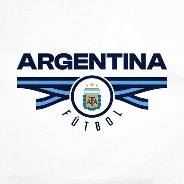 Detalle de Icon Sports Officially Licensed Argentine Football Association Cotton T-Shirt (Unisex Adult)