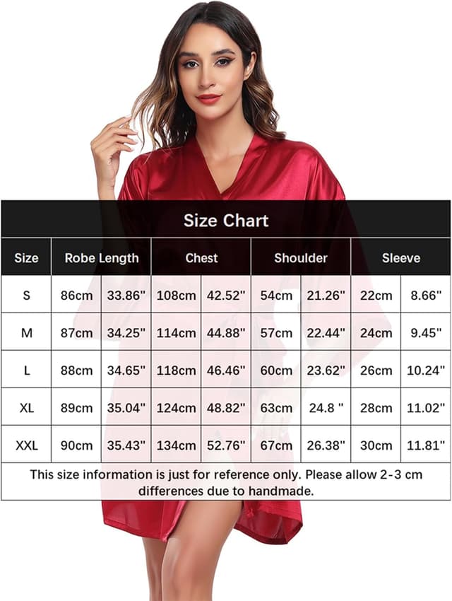 Thumbnail 5 de Wikoan Peignoir Satin Femme S