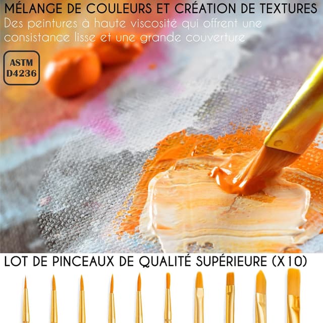 Thumbnail 4 de Zenacolor Kit peinture acrylique 24x12ml 🎨