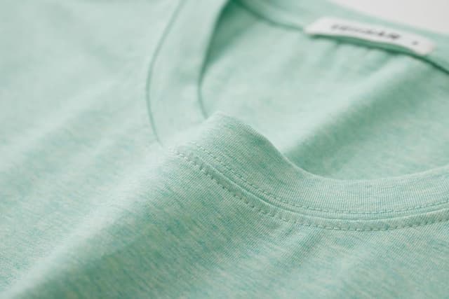 Detalle 2 de VEIISAR Herren Langarm- und Kurzarm-T-Shirt aus 200 g Baumwolle (Slim Fit) – Zweifarben-Melange Unterziehshirt