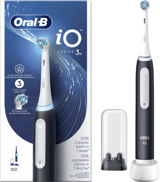 Thumbnail 6 de Oral-B iO 3N Schwarz elektrische Zahnbürste