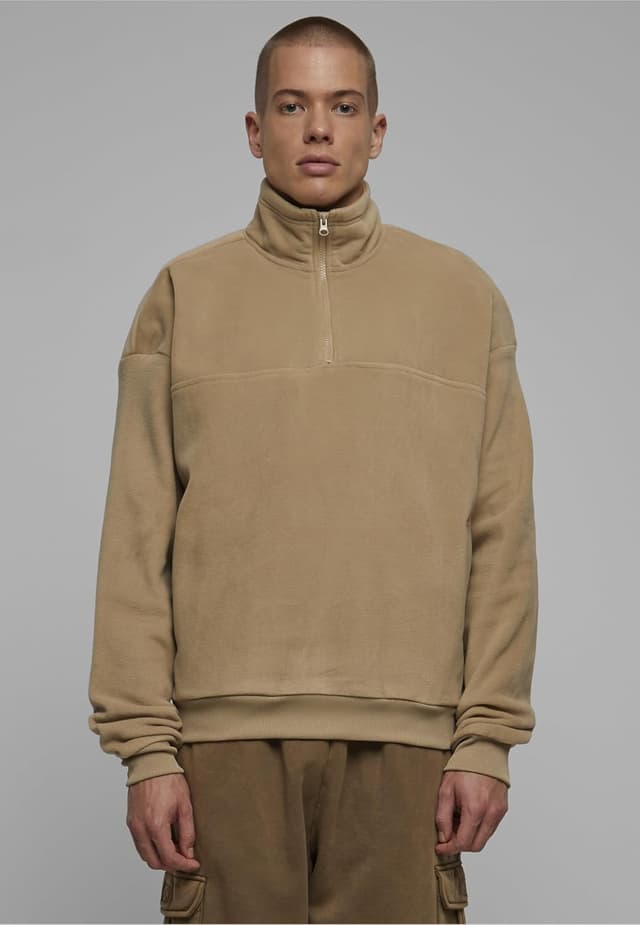 Detalle de Urban Classics Basic Polar Fleece Troyer