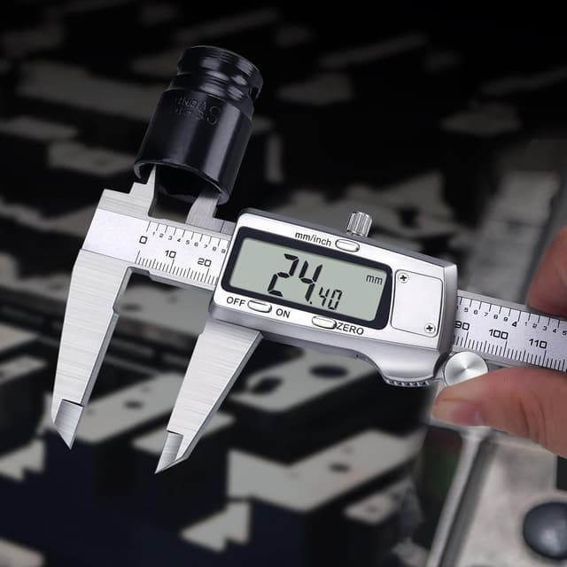 Thumbnail 6 de Kynup calibro a corsoio digitale 200 mm in acciaio inox con display LCD