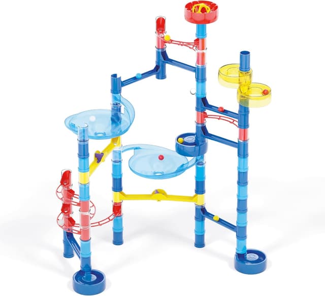 Detalle de Quercetti Migoga Ocean – pista per biglie con imbuti, curve e colonne (5-12 anni)