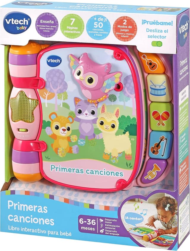 Thumbnail 4 de VTech Baby - Libro Interactivo de Canciones para Bebés +6 meses 🎶