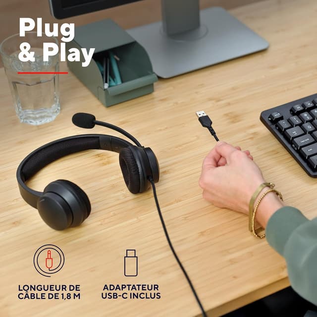 Thumbnail 4 de Trust Roha II casque USB-C micro ENC