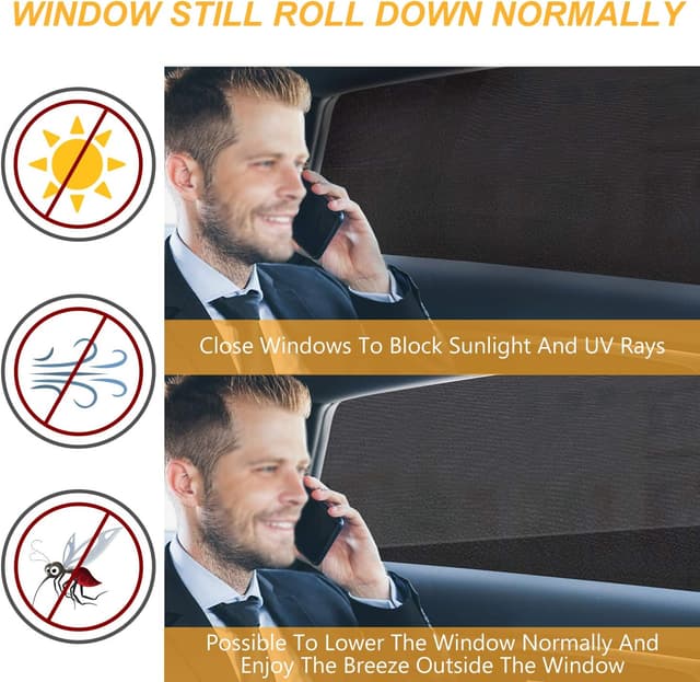 Detalle 1 de PEMOTech Sonnenschutz Auto Baby, UV 2-teilig