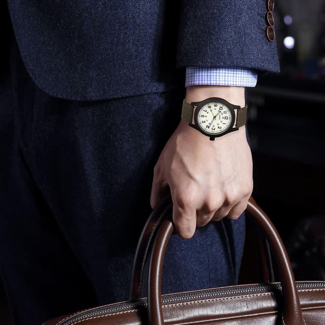 Thumbnail 4 de BUREI Montre Militaire 40 mm