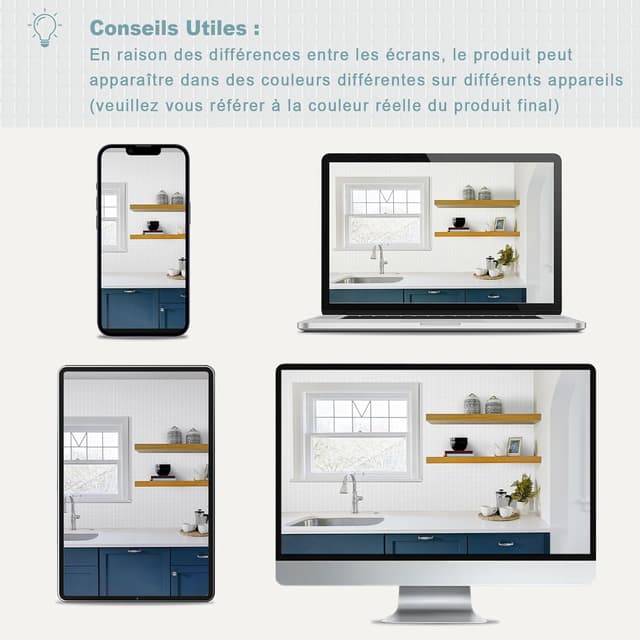 Thumbnail 6 de Hode Credence adhésive mosaïque 23,6x23,6 cm 4 pcs