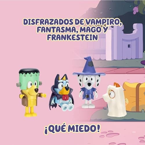 Detalle de Famosa Bluey Pack 4 Figuras articuladas, 4 unidades