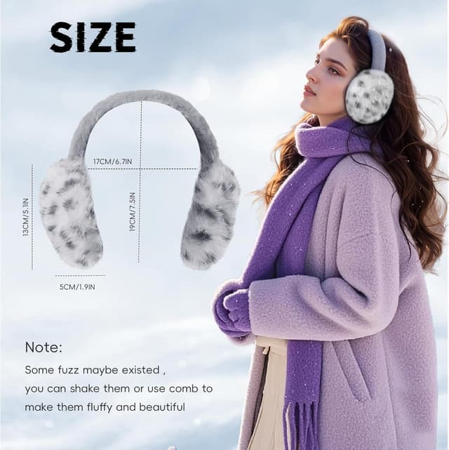 Detalle de Cache-oreilles fausse fourrure 93 g