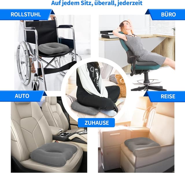 Detalle de Nevife Donut Sitzkissen für Druckentlastung