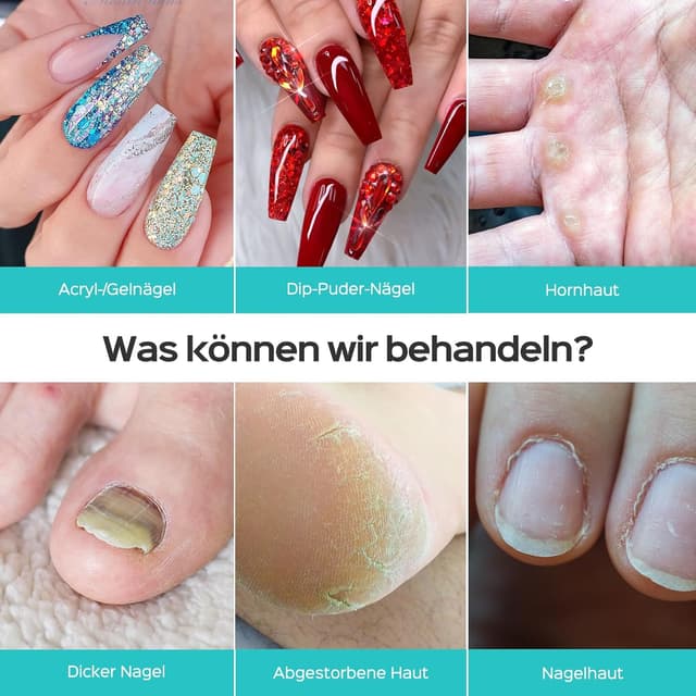 Thumbnail 5 de COSLUS Nagelfräser kabellos mit stufenloser Geschwindigkeitsregelung für Gelnägel ⚙