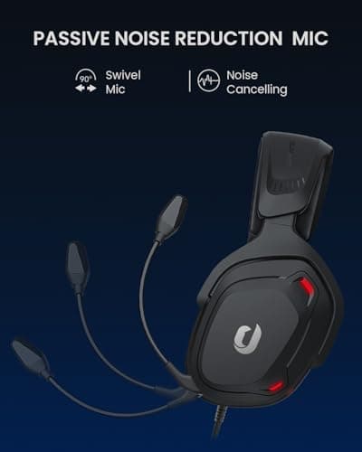 Detalle 2 de JIMYIU Cascos Gaming J200 50 mm