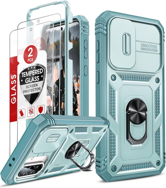 Detalle de LeYi A36 5G Handyhülle mit Kameraklappe