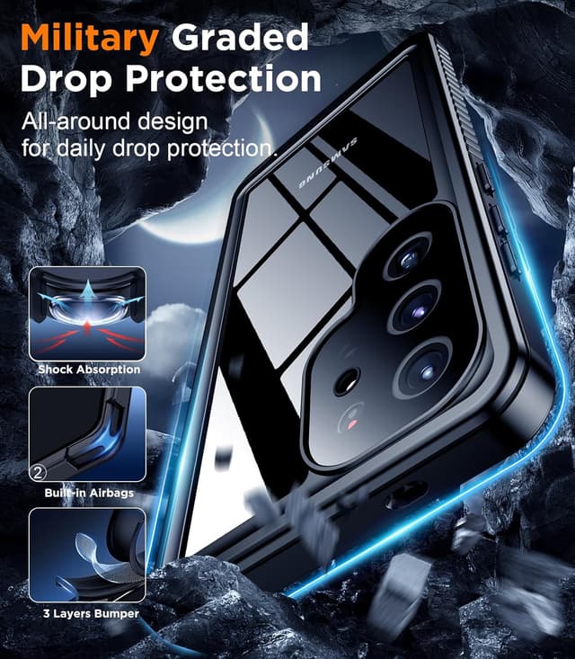 Detalle 2 de Temdan Samsung Galaxy S25 Ultra Waterproof Case 6.9"