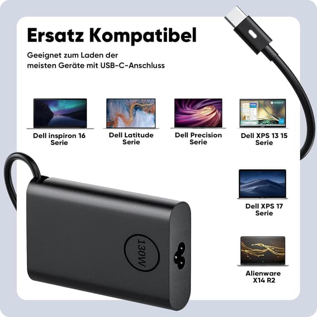 Thumbnail 2 de 130W USB C Netzteil für Dell XPS