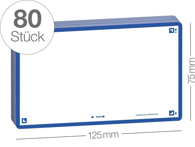 Detalle 2 de OXFORD Flash 2.0 Fiches flash 80 unités