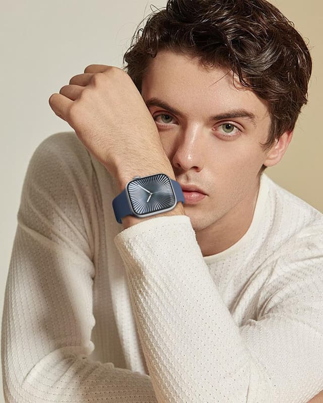 Thumbnail 6 de Apple Watch silicone strap 49mm Aquamarine