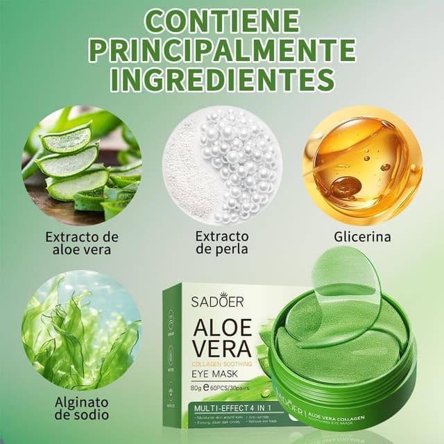 Detalle 2 de 60 Parches para Ojos 60 unidades