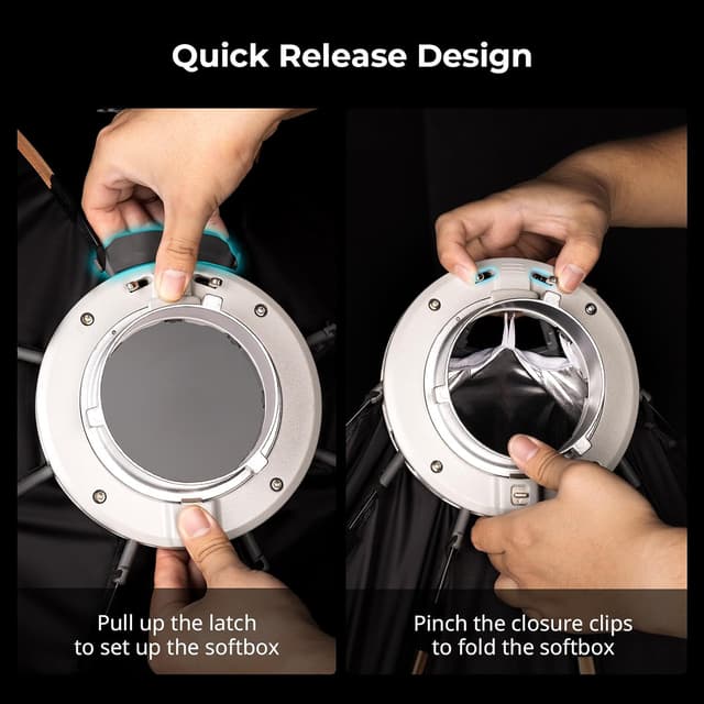 Detalle de SMALLRIG Softbox octogonale 65 cm pour Bowens