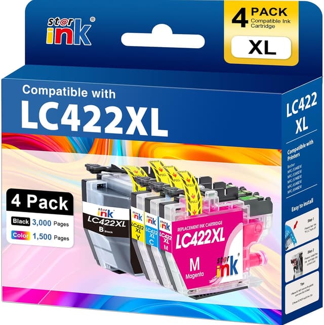 Detalle de starink LC422XL Cartouche pour Brother LC422XL