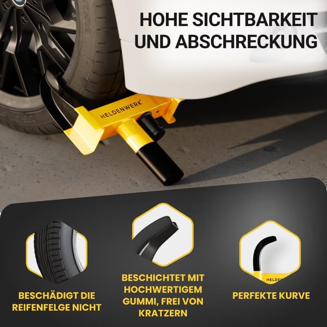 Thumbnail 6 de HELDENWERK Parkkralle 18–30 cm Radkralle