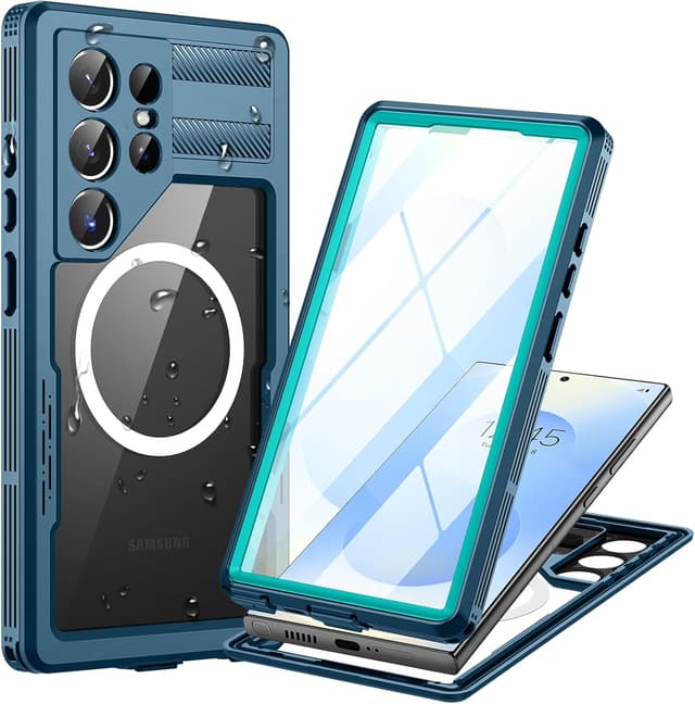 Thumbnail 6 de Focusor Cover impermeabile IP68 per Samsung Galaxy A55 5G con protezione schermo e custodia subacquea, nero