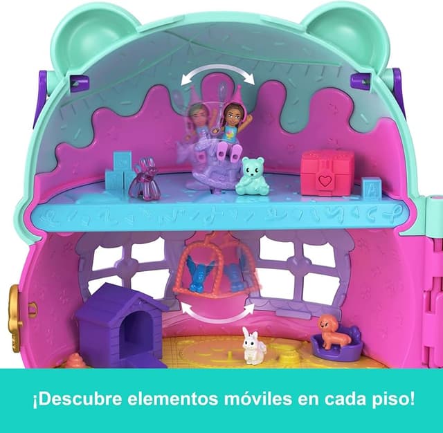Thumbnail 4 de Polly Pocket JKB89 Casa de helado grande con 25 accesorios