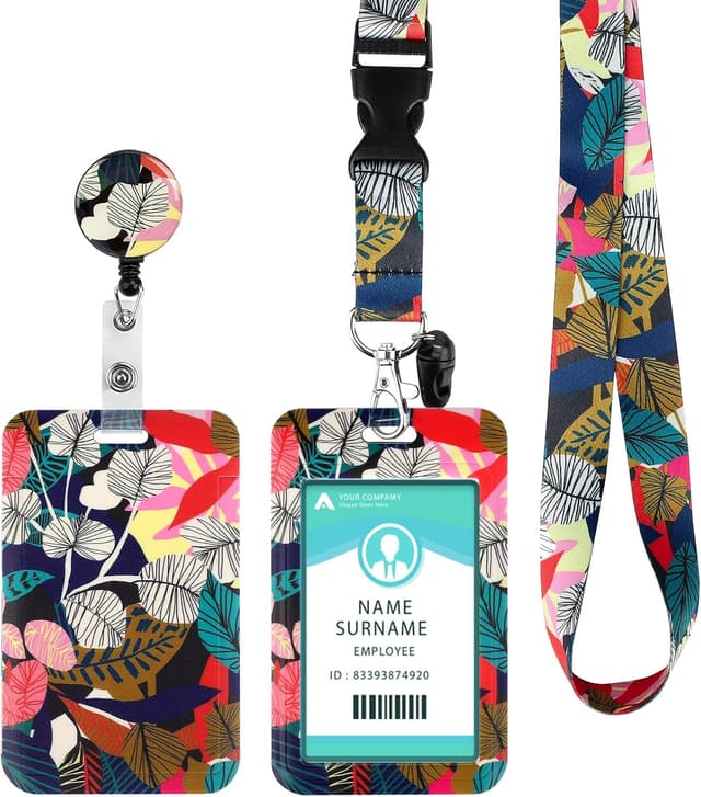 Detalle de Ausweishülle mit Band, Kartenhalter