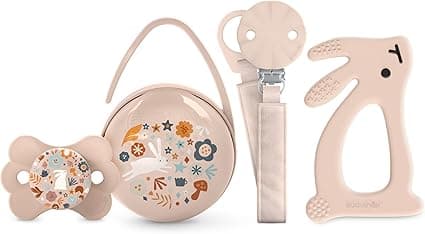 Detalle de Suavinex Set Regalo Bebé 4 Piezas con Chupete y Mordedor👶