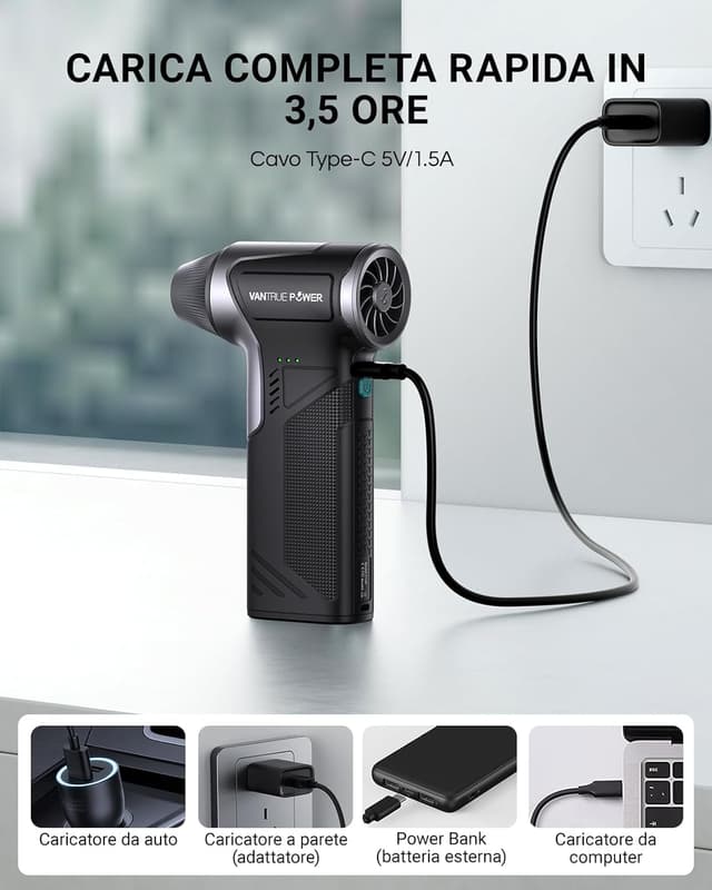 Thumbnail 5 de VANTRUE POWER T150 110000 RPM soffiatore d'aria