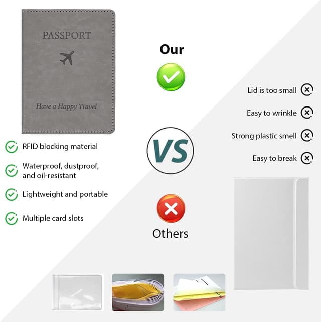 Thumbnail 4 de OFFCUP Passport Holder Cover RFID