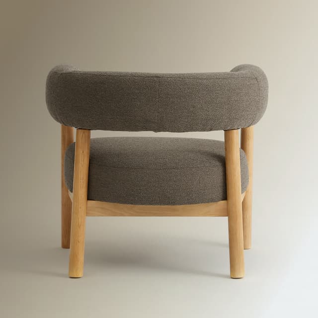 Thumbnail 4 de El Corte Inglés Room Butaca en tejido bouclé Nordic