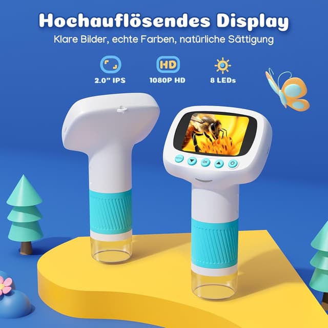 Detalle de Leipan Tragbares Kinder Mikroskop 1000x