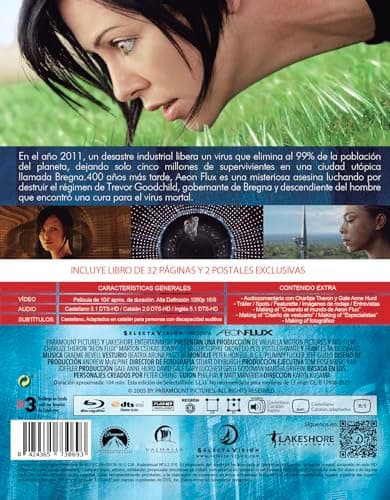 Detalle de SELECTA VISION Aeon Flux en Blu-ray
